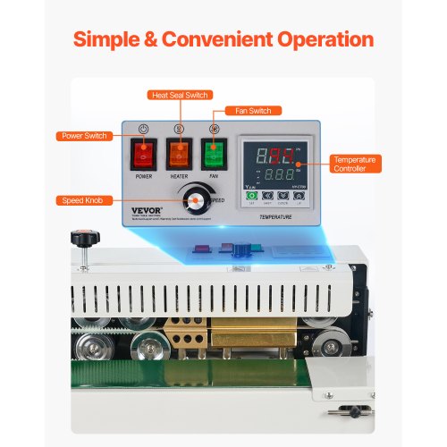 Continuous Bag Band Sealing Machine 024047 in612 mm Seal Width