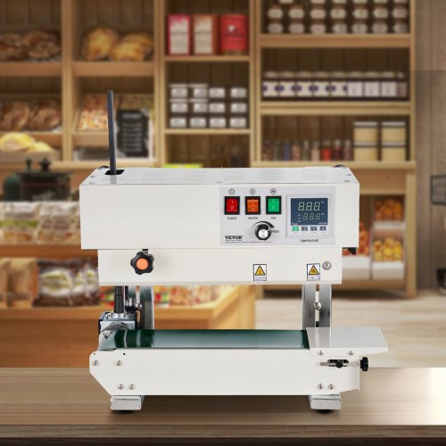 Continuous Bag Band Sealing Machine Vertical Band Sealer Carbon Steel – 245 MM