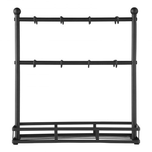 Coffee Mug Holder for Countertop 16 Hooks Coffee Cup Holder with Storage