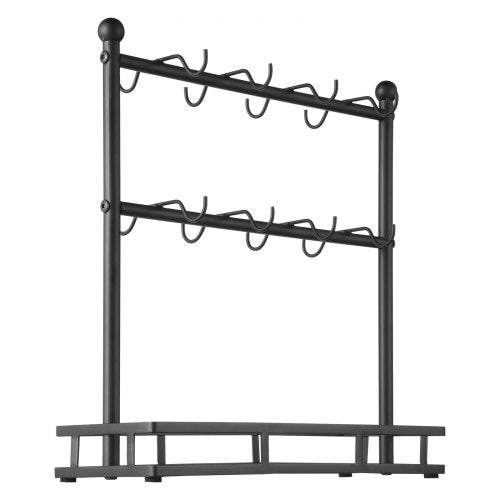 Coffee Mug Holder for Countertop 16 Hooks Coffee Cup Holder with Storage