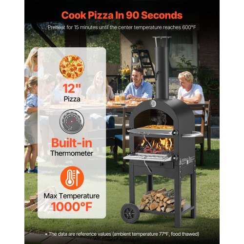 Outdoor Pizza Oven 12 Pellet Fire Ovens 2Layer Pizza Oven Wood Fired