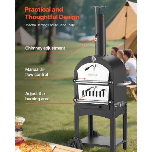 Outdoor Pizza Oven 12 Pellet Fire Ovens 2Layer Pizza Oven Wood Fired