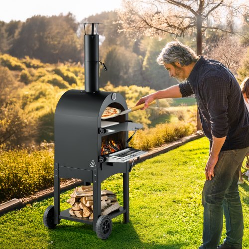 Outdoor Pizza Oven 12 Pellet Fire Ovens 2Layer Pizza Oven Wood Fired