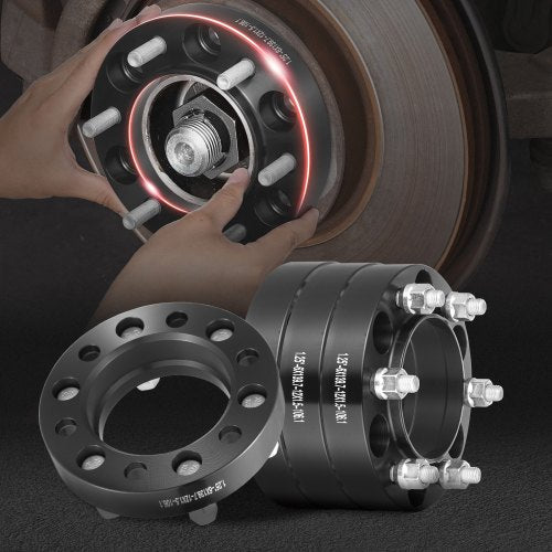 125 6x5 Wheel Spacers Wheel Adapters 6 Lug Forged Spacer 4 PCS Blue