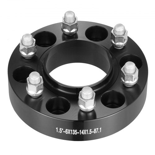 15 6x53 Wheel Spacers Wheel Adapters 6 Lug Forged Spacer 4 PCS Black