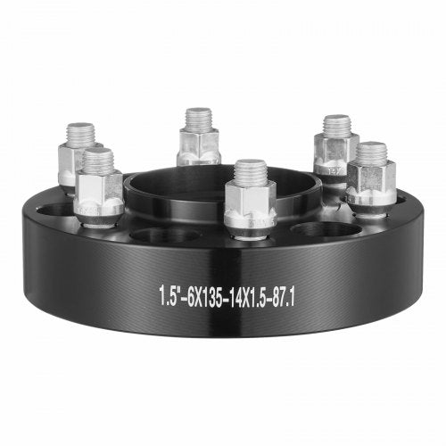 15 6x53 Wheel Spacers Wheel Adapters 6 Lug Forged Spacer 4 PCS Black