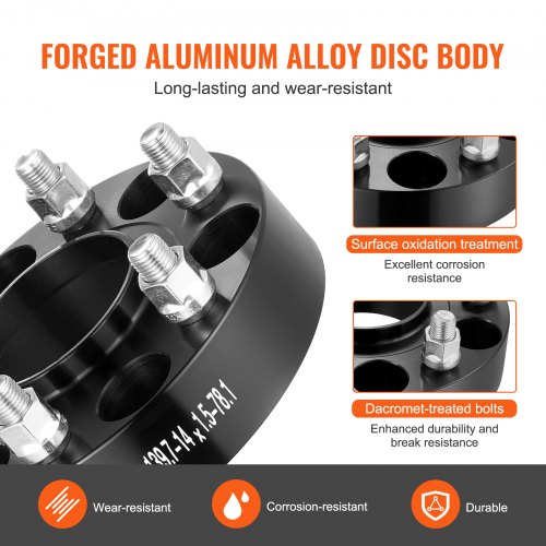 Wheel Spacers 15 6x5 Wheel Adapters 6 Lug Forged Spacer 78.1 mm Bore