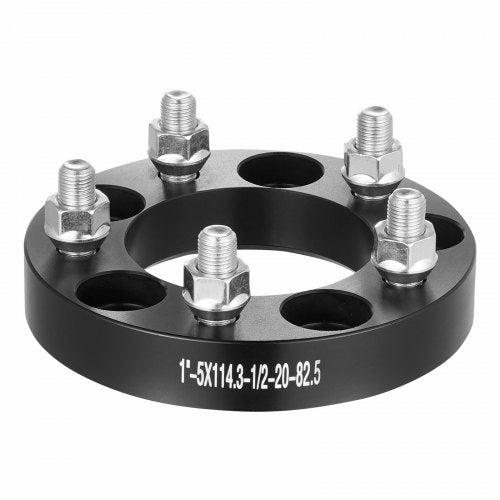 1 5x45 Wheel Spacers Wheel Adapters 5 Lug Forged Spacer 4 PCS Black