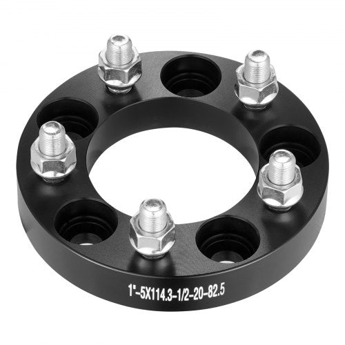 1 5x45 Wheel Spacers Wheel Adapters 5 Lug Forged Spacer 4 PCS Black