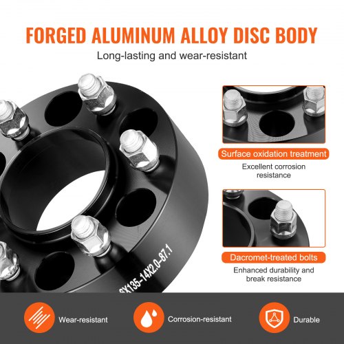 Wheel Spacers 2 6x53 Wheel Adapters 6 Lug Forged Spacer 87.1 mm Bore