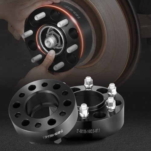 Wheel Spacers 2 6x53 Wheel Adapters 6 Lug Forged Spacer 87.1 mm Bore