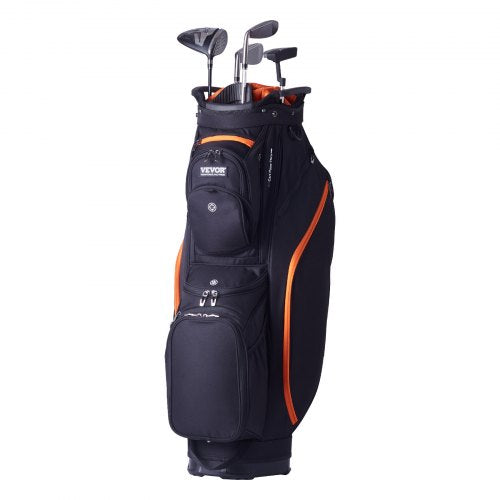 Golf Cart Bag with 14 Way Organizer Divider Top 36” 13 Pockets Premium Cart
