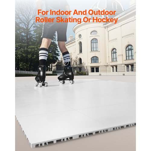 Dryland Tiles for Hockey Floor Mat 12 x 12 in 8 Pcs Interlocking Versatile
