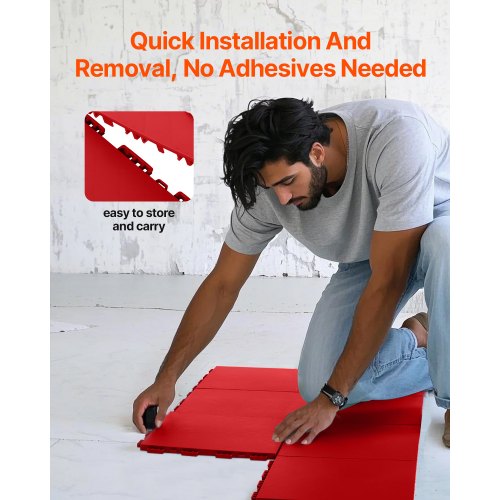 Dryland Tiles for Hockey Floor Mat 12 x 12 in 8 Pcs Interlocking Versatile