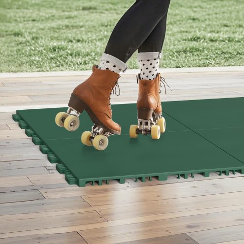 Dryland Tiles for Hockey Floor Mat 12 x 12 in 8 Pcs Interlocking Versatile