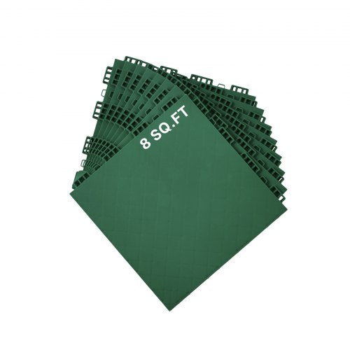 Dryland Tiles for Hockey Floor Mat 12 x 12 in 8 Pcs Interlocking Versatile
