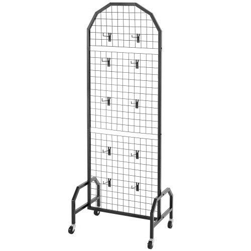 2 Packs Grid Wall Panels 19 x 5.4 ft Wire Grid Panels Display Rack
