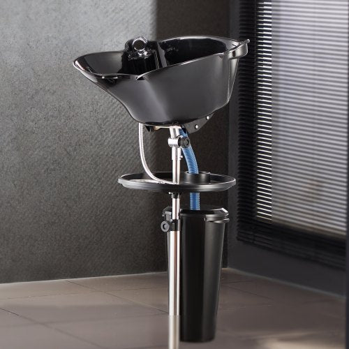 Portable Shampoo Bowl Deep Shampoo Sink for Washing Hair with Adjustable
