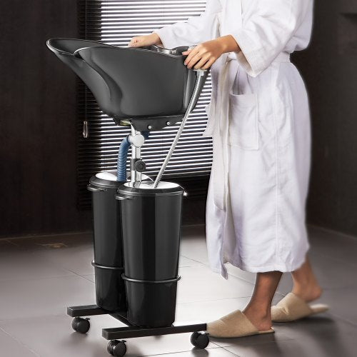 Portable Shampoo Bowl Shampoo Sink for Washing Hair with Electric Pump