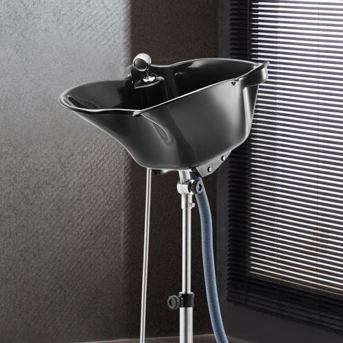 Portable Shampoo Bowl Deep Shampoo Sink with Adjustable Height Angle 1