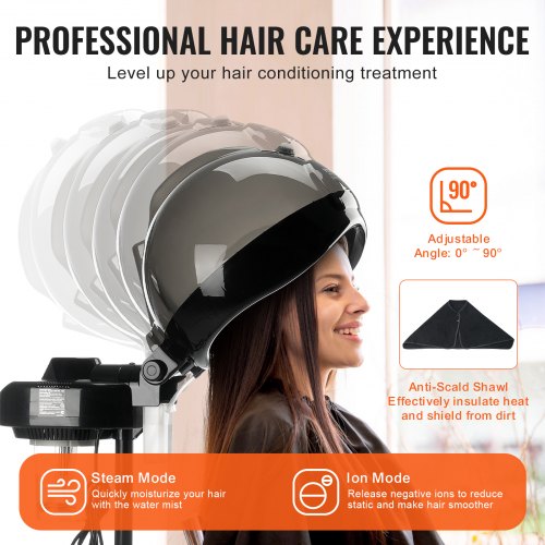 Professional Hair Steamer for Deep Conditioning 1181inch Hooded Ionic