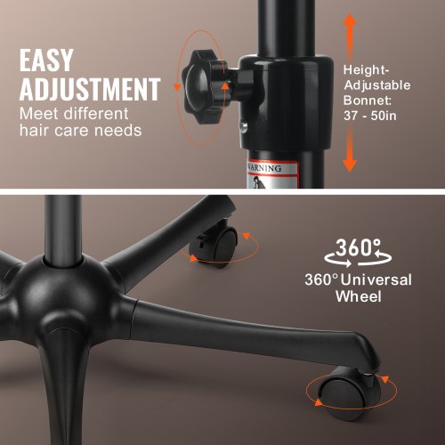 Professional Hair Steamer for Deep Conditioning 1181inch Hooded Ionic