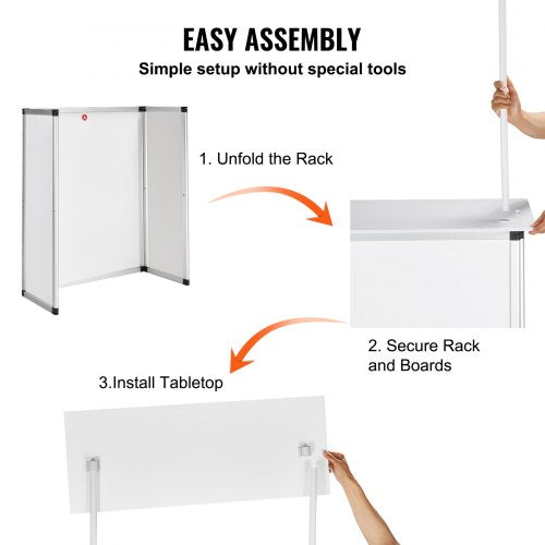 Promotion Counter Table Portable Tradeshow Podium Table 3091 x 1496 x