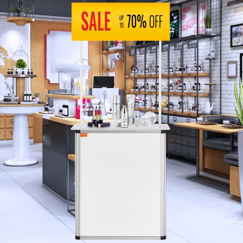 Promotion Counter Table Portable Tradeshow Podium Table 3091 x 1496 x