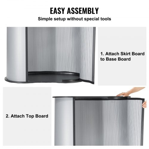 Portable Tradeshow Podium Table 3543 x 1929 x 3701 Display