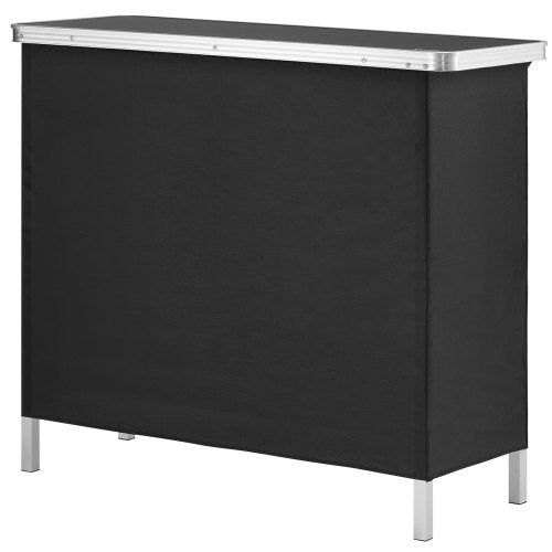 Folding Portable Bar Table Tradeshow Podium Table for Indoor Outdoor