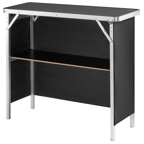 Folding Portable Bar Table Tradeshow Podium Table for Indoor Outdoor