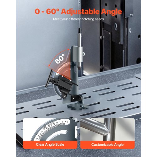 Pipe Notcher Tubing Notcher for 12 to 2inch Pipes Pipe Tube Notcher