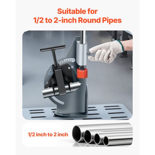 Pipe Notcher 12 to 2inch Tubing Notcher with 0 to 60° Adjustable Angle