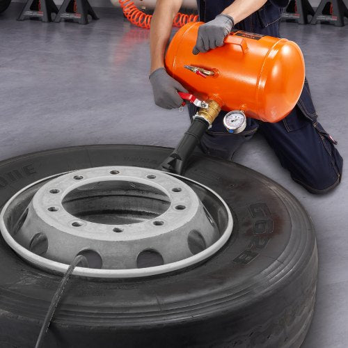 Tire Bead Blaster 5 Gallon19L Capacity Includes Pressure Gauge Handle