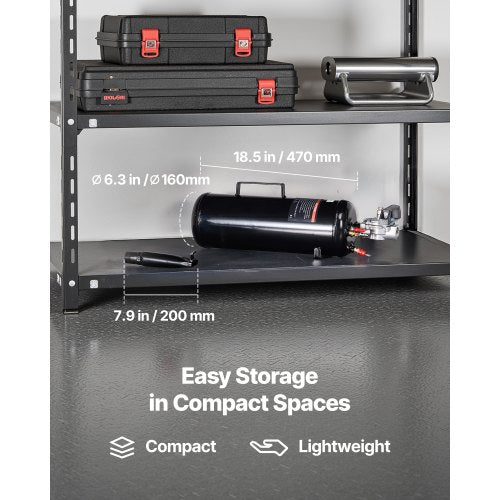 Portable Tire Bead Seater 2.1 Gal 8 L Air Bead Blaster Handheld Tire