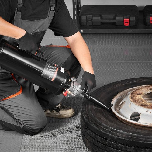 Portable Tire Bead Seater 2.1 Gal 8 L Air Bead Blaster Handheld Tire