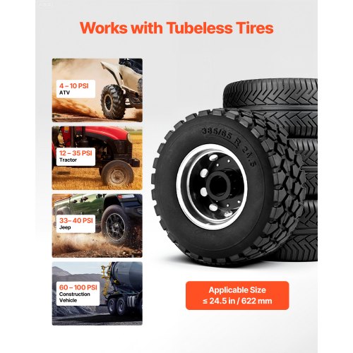 Air Tire Bead Seater 10 Gal 37.9 L Heavy Duty Tire Bead Blaster Tool