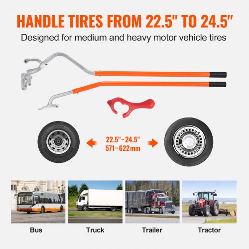 Tire Mount Demount Tool 225245 Manual Steel Tire Changer Mount Demount
