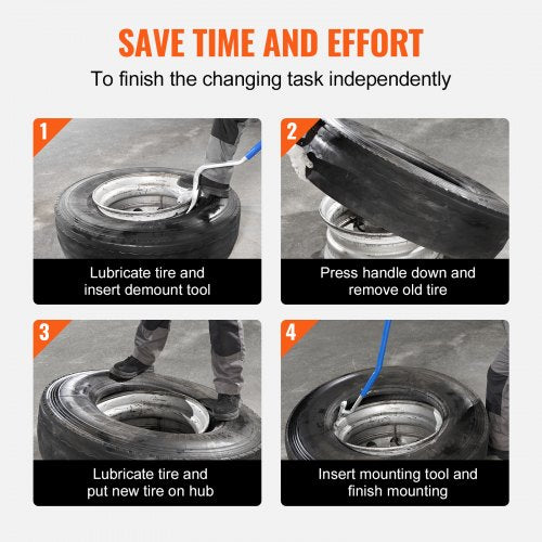 Truck Tire Changer Mount Demount 225245 in Radial Bias PlyTubeless Tire