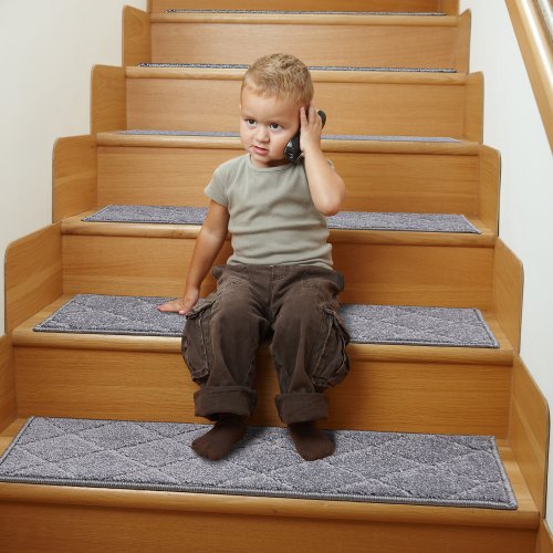 Stair Treads Stairs Carpet Non Slip 9 x 28 Indoor Stair Runner for Wooden Steps