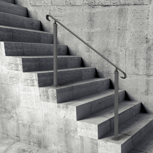 Handrails for Outdoor Steps Fit 35 Steps Outdoor Stair Railing Wrought