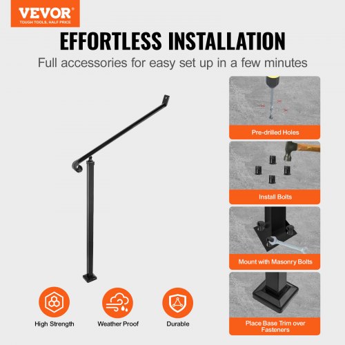 Handrails for Outdoor Steps 23 Step Railings Wrought Iron Handrail Stair