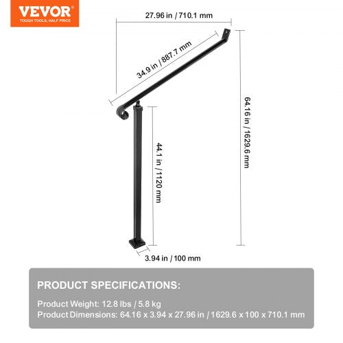 Handrails for Outdoor Steps 23 Step Railings Wrought Iron Handrail Stair