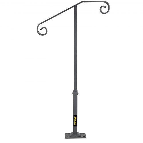 Handrails for Outdoor Steps Fit 1 or 2 Steps Outdoor Stair Railing Single