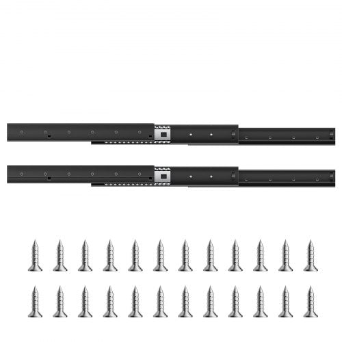 Undermount Drawer Slides 16 inch Full Extension Ball Bearing Under Stair