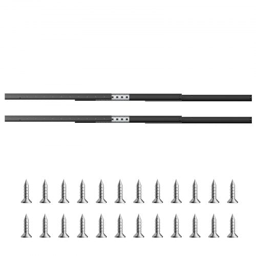 Undermount Drawer Slides 32 inch Full Extension Ball Bearing Under Stair