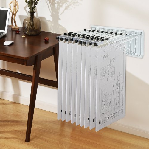 Wall Mount Blueprint Storage Rack – Holds up to 1200 Blueprints Hanging