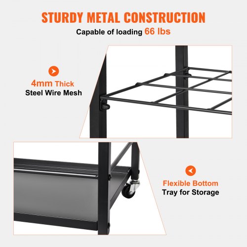 Blueprint Storage Rack 12 Slots Blueprint Holder with Wheels Mobile Metal