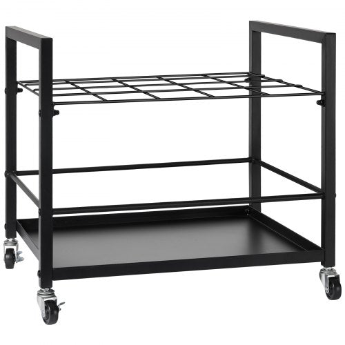 Blueprint Storage Rack 20 Slots Blueprint Holder with Wheels Mobile Metal