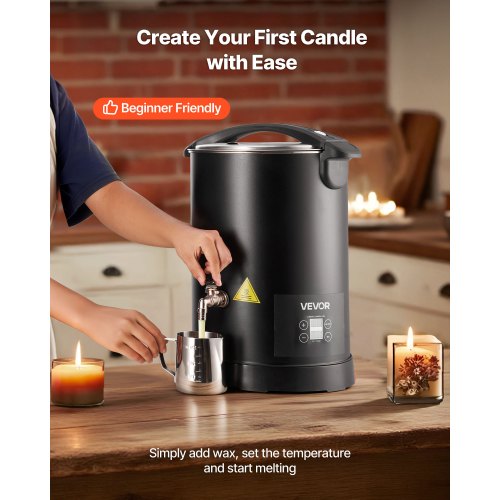 Wax Melter for Candle Making 106 Qts Fast and Even Heating with Easy